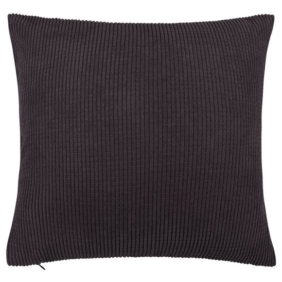 Corduroy Corn Striped Throw Pillow Cover Cushion Cover 18" x 18" Dark Brown - Picture 1 of 6